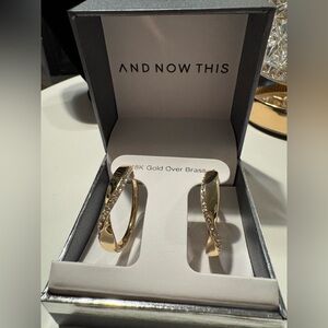 And Now This 18k Gold Plated Earrings